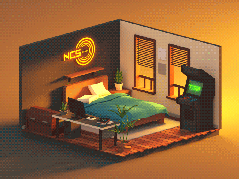 Isometric Bedroom Designs Themes Templates And Downloadable Graphic Elements On Dribbble