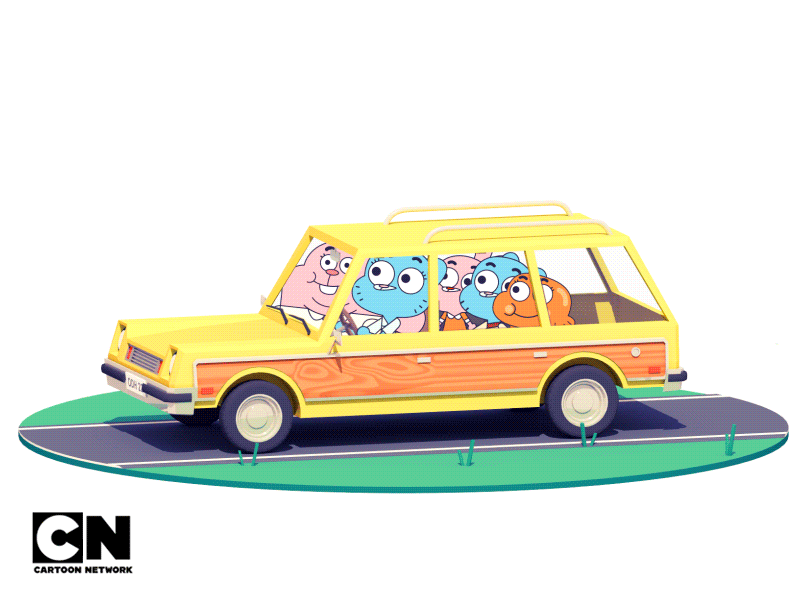 Cartoon Network - Gumball animation car cartoon network characters gumball illustration