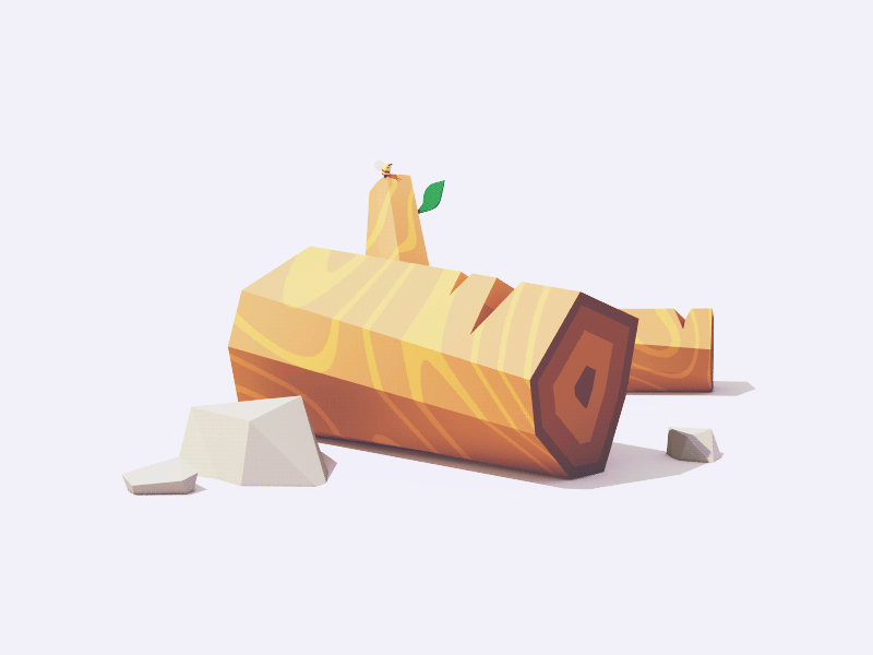 Log Pile Animated Gif