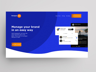 Landing Page Website Design branding design designer minimal professional proffesional ui ux design webdesign website