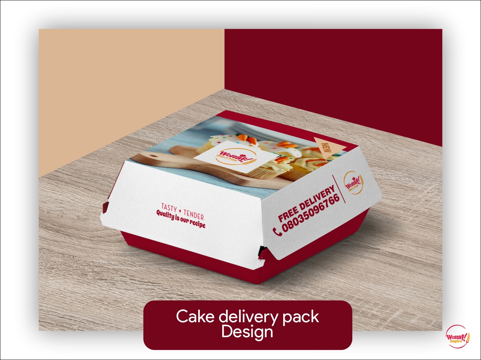 Cake Delivery Pack Design by CHIEHIURA BASIL on Dribbble