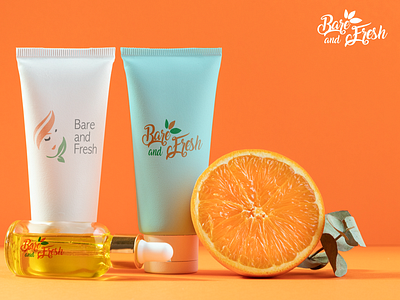 Brand Identity Design For Bare and Fresh - Skin Care Product