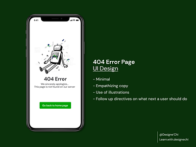 404 Error Page UI Design 404 404 error page designer finance illustration illustrations investment app minimal savings app ui design uiux designer