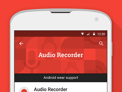 Google Play Banner android audio banner flat google google play illustration material pattern promo record