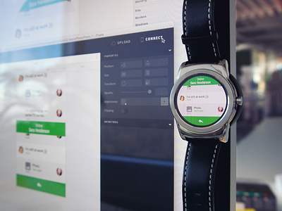 Playing with Pixate android javascript js material pixate proto prototype smart watch wear