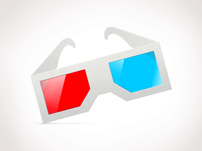 Anaglyph Glasses 3d anaglyph anaglyph glasses cinema cyan free freebies glasses icon icons illustration kit movie movie theater pack photoshop pixel psd red set shapes strereo