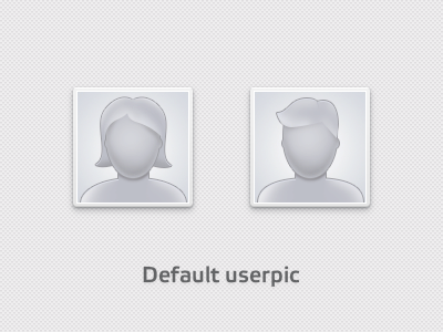 Default userpic avatar icon no photo pic shapes thumbnail userpic