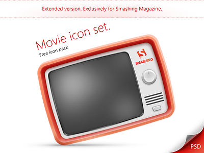 Movie icon set. Extended version.