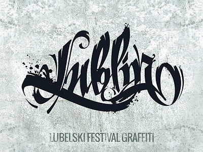 Lublin calligraffiti calligraphy letters lublin poland