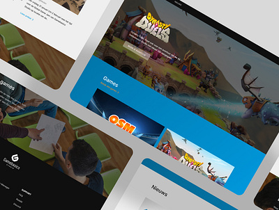 Gamebasics design game game studio typography ui ux web webdesign website