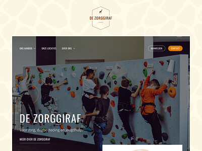 De Zorggiraf - Extracurricular activities for kids app design concept concept design design ui ui design ux