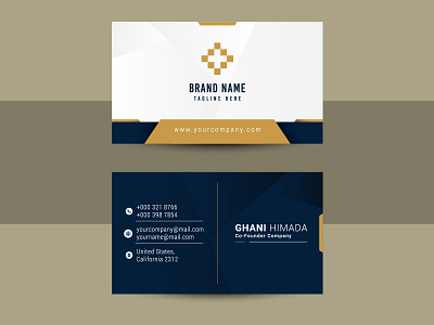 name card branding business business card gold illustration name card name card design name logo vector
