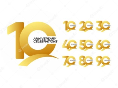 Anniversary logo 3d animation anniversary branding design graphic design illustration logo motion graphics typography vector