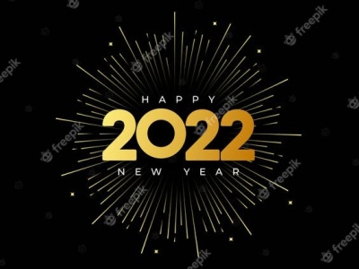 Happy 2022 new year 2022 background calendar gold gradient happy happy new year illustration logo luxury new year star typography vector