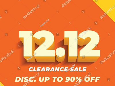 12.12 sale banner design