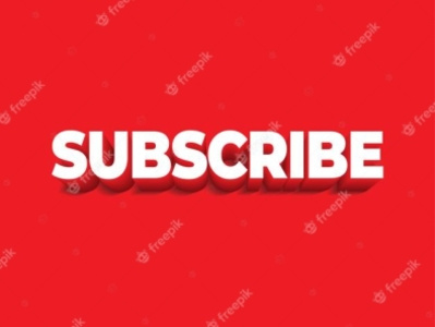 subscribe banner banner branding channel design followers free gradient illustration logo red subscribe vector youtube