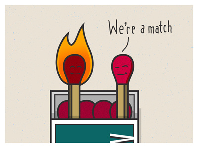 Matches fire illustration match tinder