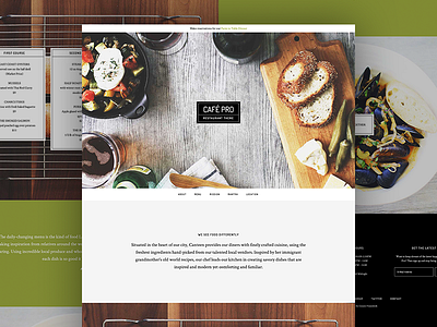 Café Pro Theme framework genesis layout theme website wordpress