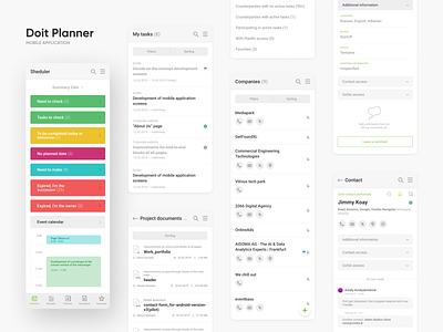 Do it Planner app application design do it do it yourself interaction interface mobile mobile app planner planners planning shedule time timing ui ux