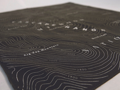 Topographic Handkerchief