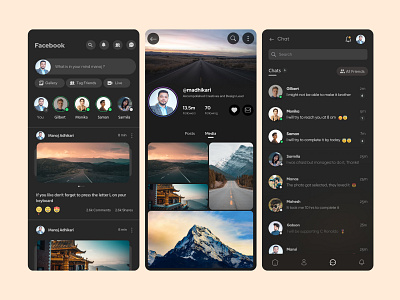 Social Media App Redesign Concept