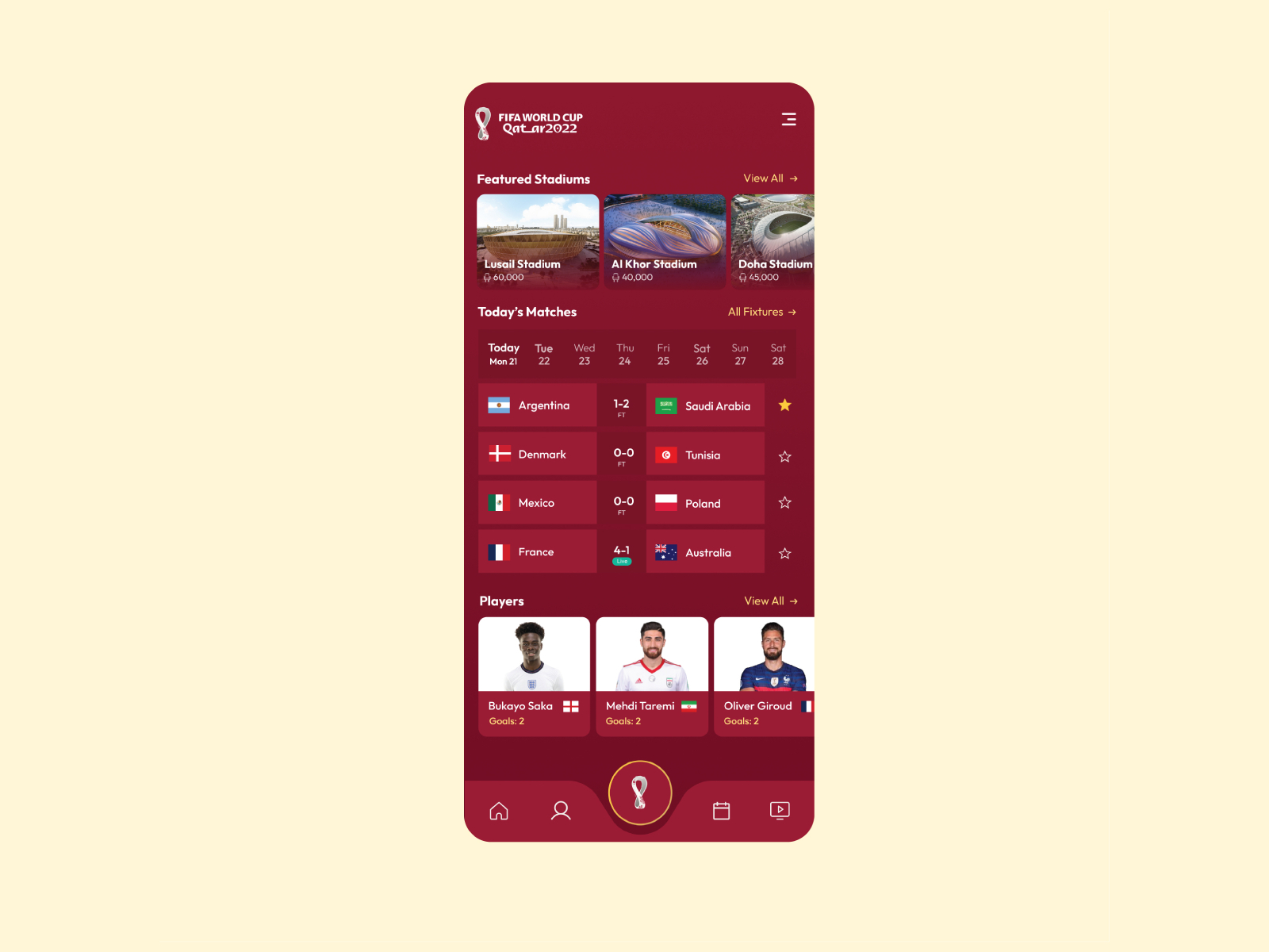 Live Score Mobile App By Manoj Adhikari On Dribbble