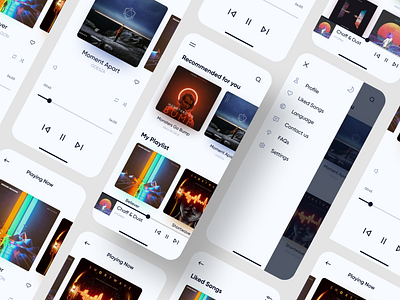 Music App UI Kit • UI/UX Design