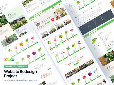 🥑 SESA™️ | Website Redesign Project bigbasket brambang casestudy design grocery groceryshopping grofers happyfresh indonesia mediumarticle minimal muzli sayurbox sesa ui uidesign ux uxdesign webdesign webredesign