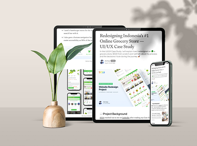 🌱 Redesigning Grocery Store - UI/UX Case Study brambang grocery grocery shopping grocery store mediumarticle redesign sayurbox sesa uxcasestudy webdesign