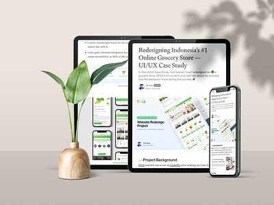 🌱 Redesigning Grocery Store - UI/UX Case Study brambang grocery grocery shopping grocery store mediumarticle redesign sayurbox sesa uxcasestudy webdesign