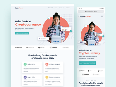💰 CryptoFunds | Web Design