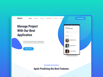 Landing Page Concept