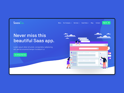 SaasCo Website Redesign 2021 agency clean concept concept design figma minimal ui web web design web designer website