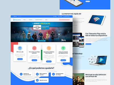 Telecentro Website Redesign