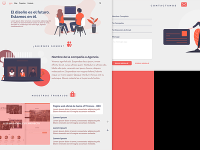 Landing Page - UI Design clean design figma flat icon ilustrator minimal photoshop typography ui vector web web design website