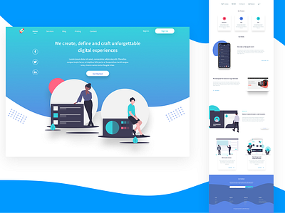 Digital Agency Landing Page