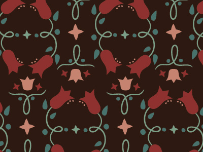 Tulip Pattern illustration illustrator pattern textile