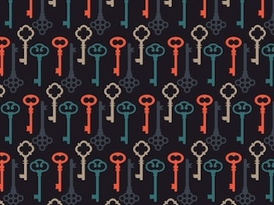 Pattern Design – Keys illustration illustrator pattern textile