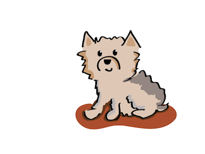 Illustration of my dog