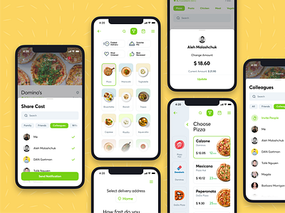 Food Delivery service - Mobile App delivery app design food and drink food and drinks food app food app ui productdesign uidesign