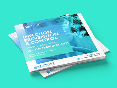 Infection Prevention & Control, Conference & Exhibition Brochure brand identity branding brochure brochure design conference branding conference design design digital exhibition brochure graphic design layout design © sasha wates