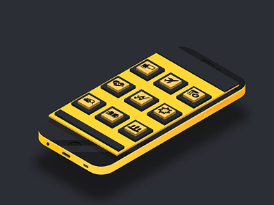 Isometric Phone