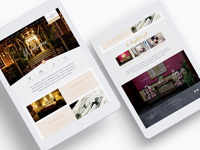 Responsive hotel website concept