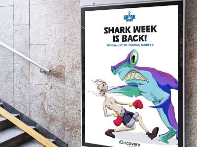 Shark Week 2019 adobe art design digital art illustration illustrator photoshop procreate shark sharkweek