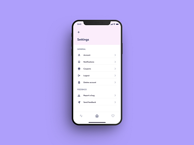 Daily UI Settings page