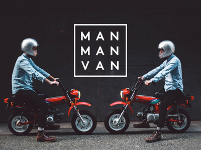 Man Man Van branding identity logo square