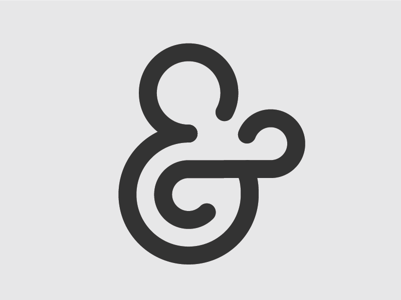 Ampersand by Elliott Snyder on Dribbble