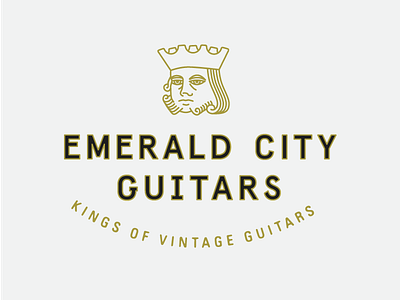 Emerald City Guitars 03 guitars logo vintage