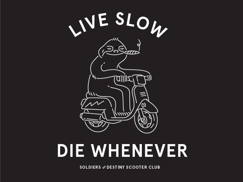 Scooter Club Merch by Elliott Snyder on Dribbble
