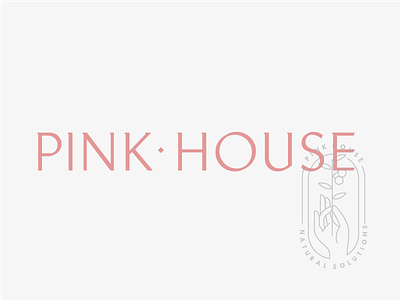Pink House logo stamp wordmark